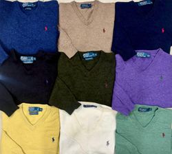 Ralph Lauren V-Ausschnitt-Pullover