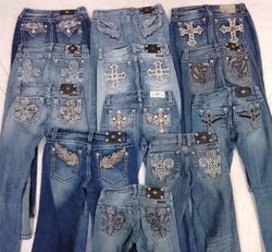 CR5273 Vintage Classic Miss Me Straight & Flare Je..