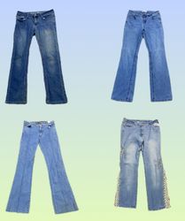 Pacchetto di Jeans a Vita Bassa Svasati Y2K – Mix ..