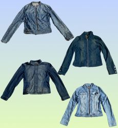 Y2K Denim Jacket Collection"
"Early 2000s Denim Ja..