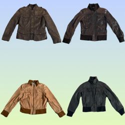 90s/00s Adventure Bound Leather Jacket - Y2K Style..
