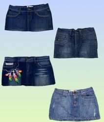 Gonna Mini in Denim Y2K Bundle - Stili a Vita Bass..