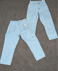 Carhartt Double Knee Light Blue Rework Style Baggy..