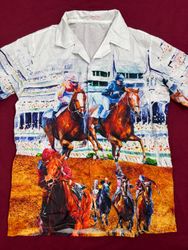 Novelty Graphic Button-Up Shirts – Bold Prints / A..