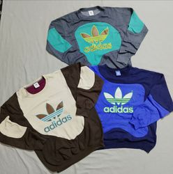 Adidas rework style sweatshirts