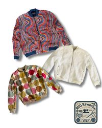 Upcycled Quilted Bomber Jacket