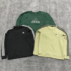 Y2K Adidas 3-Stripes & Logo Sweatshirt Pack | Athl..