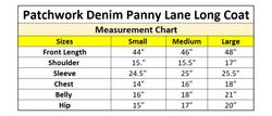 Upcycle Patchwork Denim PennyLance Style Langmante..