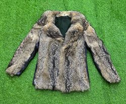 Real fur jacket