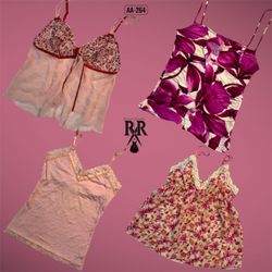 Y2K Baby in Pink Cami Tops (AA-264)