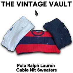 Polo Ralph Lauren Cable Knit Sweaters