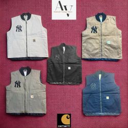 「カーハート リワークスタイル YANKEES CARHARTT ベスト」