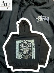 Stussy再構築スタイルの世界デザインフーディ