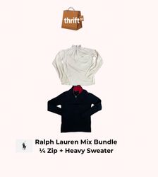 Ralph Lauren 1/4 zip & Strickwaren Sweater Mix Bun..