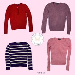 Y2K Ralph Lauren Cable Knit Sweater – Vintage Prep..
