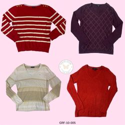 Y2K Tommy Hilfiger セーター – ヴィンテージロゴニットエッセンシャル (GRF-..