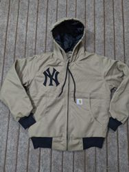 Giacche Carhartt X NY (Yankees) Detroit Beige Rewo..
