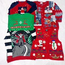 IQ0863 Y2K Noël Nostalgie Sweaters