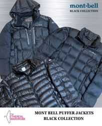 PREMIUM MONTBELL PUFFER JACKETS BLACK COLLECTION