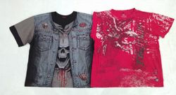 T-shirt graphique vintage classique rock & skull C..