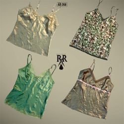 Y2K Soft Girl Silk Slips (AA-268)