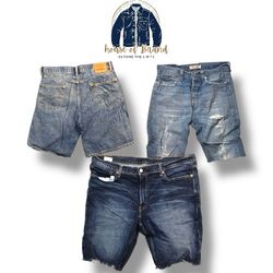 Denim shorts