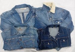 IQ0869 Y2K Raw Edge Revival Denim Jackets