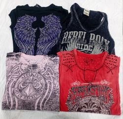 IQ0870 Y2K  Grunge Glow Baby Tees