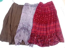 IQ0871 Y2K Cotton Glow Revival Maxi Skirts