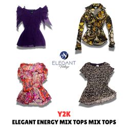 Y2K Elegante Energie Mix Tops - EV1030
