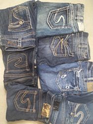 Women Y2K embellished capri