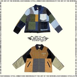 Giacche in denim reworkate