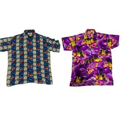Camicia hawaiana a maniche corte