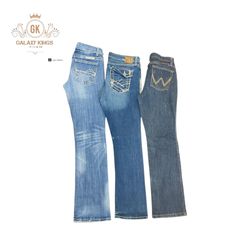 Y2K Embroidery Flare Jeans