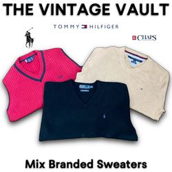 Mix Branded Sweaters including Polo Ralph Lauren T..