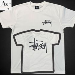 ストゥーシー リワークスタイル プリント ストゥーシー ホワイトティー
