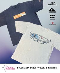 印刷されたTシャツ サーフウェアブランドにはQuikSilver、BillaBong、O'Neill..