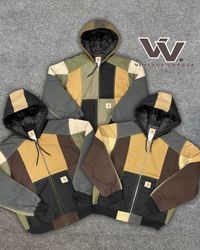 「Carhartt リワークスタイル パッチワーク アクティブジャケット #41025」