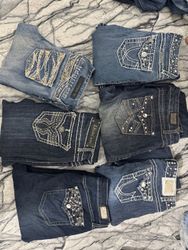 y2k rhinestone jeans