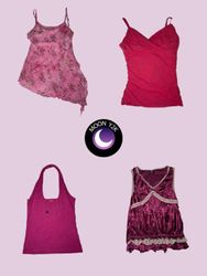 Y2K pretty pink tops ft Victoria’s Secret (M-661)