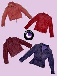 y2K Funky coloured leather jackets mix (M-649)
