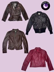 Y2K Biker Style Leather jackets (M-681)