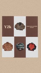 Y2k Noir Edge Leather Jacket
