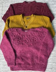 Aran wool sweaters