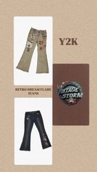 Y2k Retro Dream Flare Jeans