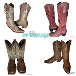 OP VINTAGE 004 FAMOUS VINTAGE COWBOY BOOTS
