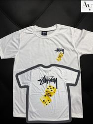 T-shirt Stissy dés en peluche jaune