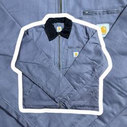 Carhartt rework style gray detriot jackets