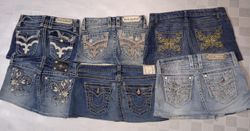 MISS ME ROCK REVIVAL AND OTHER BRAND ミニスカート (ID 85..