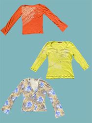 Tops à manches longues Y2K (TS : 1063)